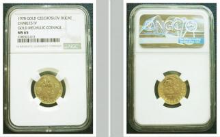 Dukát Karel IV. 1978, NGC MS 65