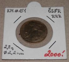 1 Koruna ČSFR 1992