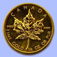 Kanada, 1/4 unce ryzího zlata, 10 dollars 1986