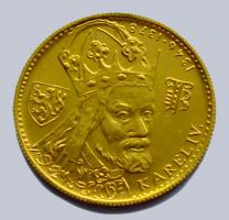 ČSSR, zlatý dukát Karel IV. 1978, Au 986/1000