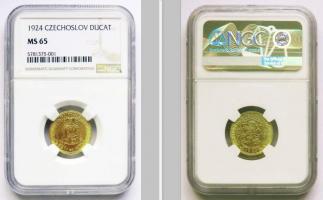 Svatováclavský dukát 1924, NGC MS 65